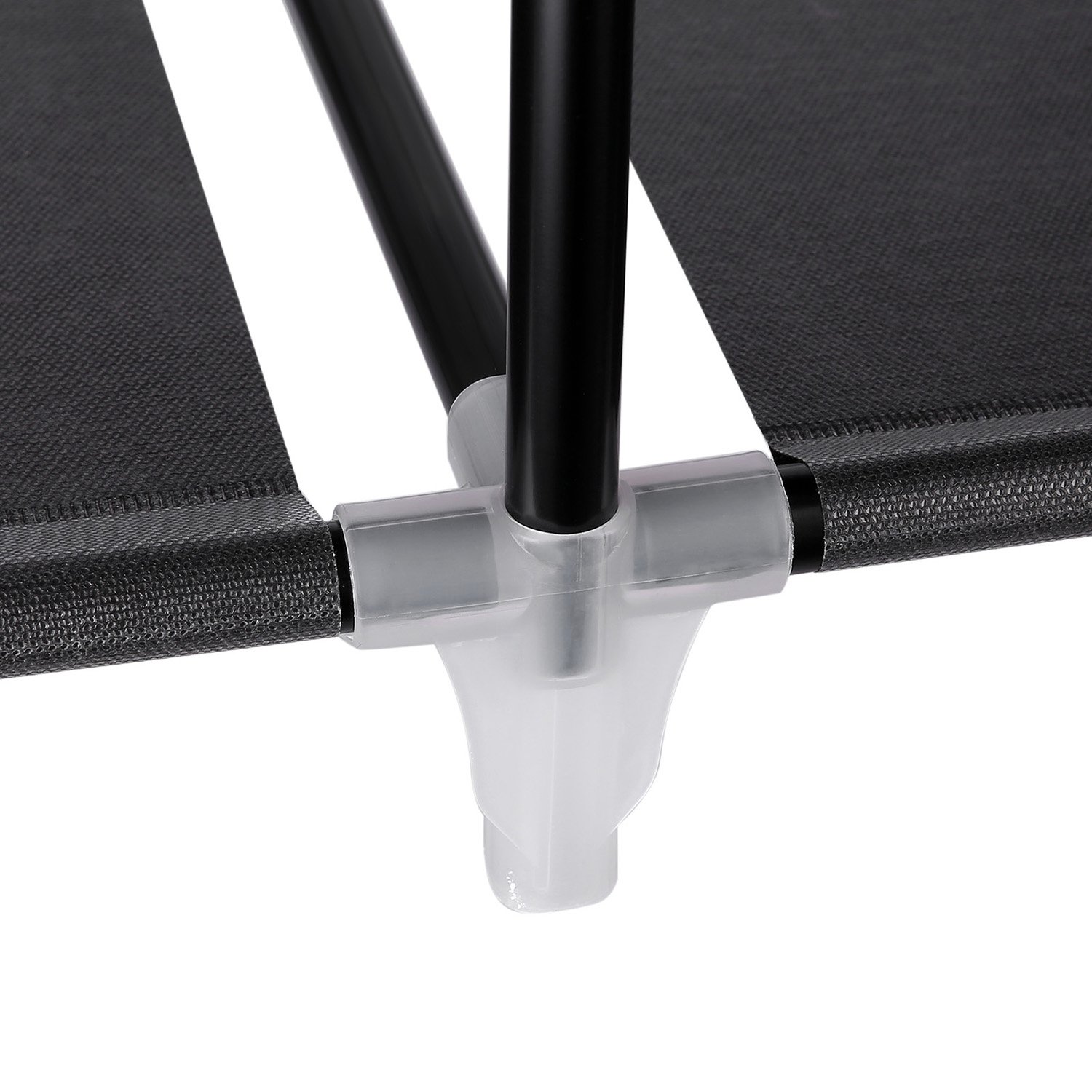 SONGMICS 43 Inch Portable Clothes Closet Wardrobe with Non-woven Fabric and Hanging Rod Quick and Easy to Assemble Black ULSF007 - Image 7